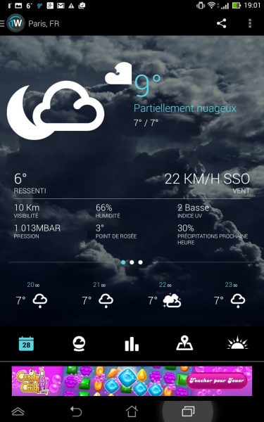 L'application 1weather