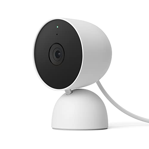 Google Nest Cam (Intérieur - Filaire) Caméra de sécurité pour