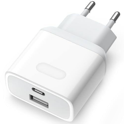 Chargeur USB C 20W Rapide Prise pour iPhone 15 14