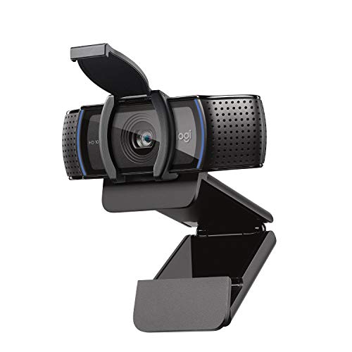 Logitech C920s HD Pro Webcam Streaming, Full HD 1080p/30ips, Appels