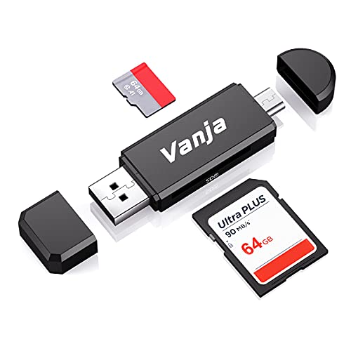 Vanja Lecteur Cartes SD Micro USB et USB 2.0 Adaptateur