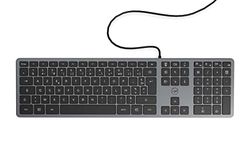 Mobility Lab - Clavier PC Ultra Slim filaire gris sidéral