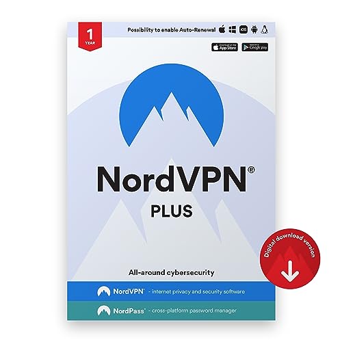 NordVPN Avancé - 1 an d'abonnement aux logiciels de Cybersécurité