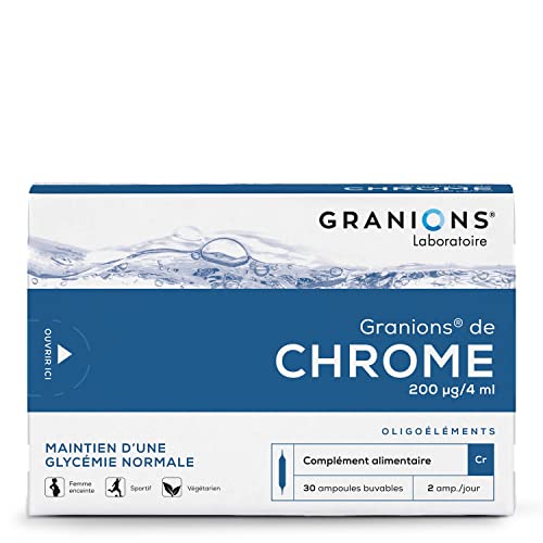 GRANIONS| Chrome | Maintien d'une glycémie normale | Chrome 200