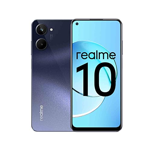 realme 10-8+128GB Smartphone, Écran Super AMOLED 90 Hz, Appareil Photo Couleur