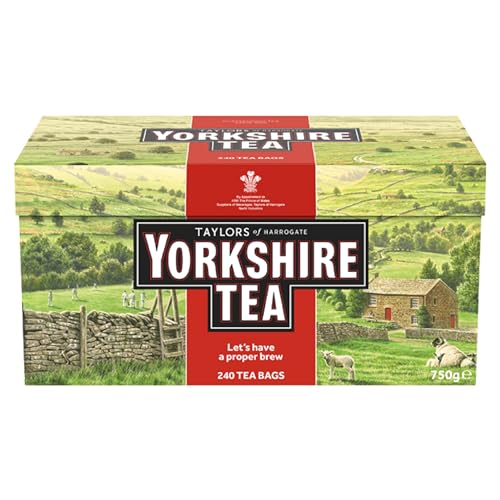 Yorkshire Tea - Thé Noir Anglais, Fort et Rafraîchissant -
