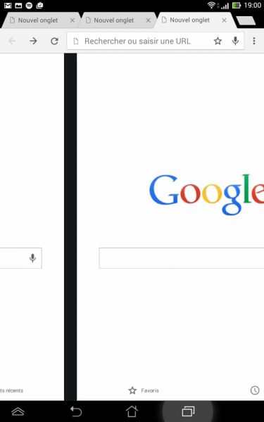 Passez d'un onglet à l'autre sur Chrome en glissant sur la barre de recherche