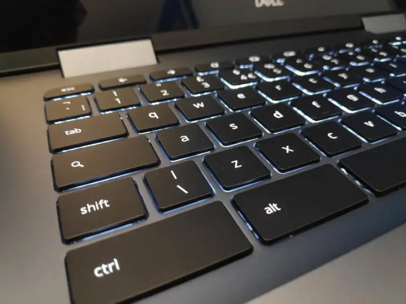 Touches clavier Dell Chrome OS