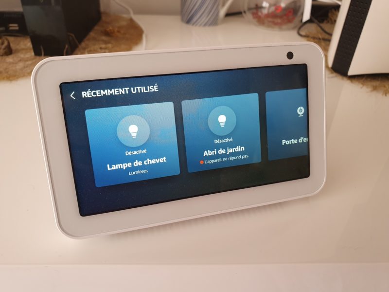 Smart Home sur Echo Show 5