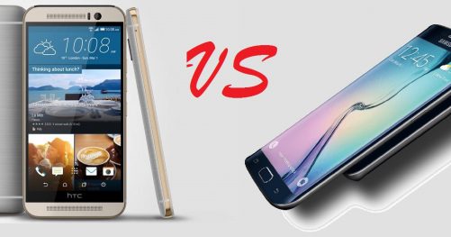 Comparatif htc one m9 contre Samsung Galaxy S6