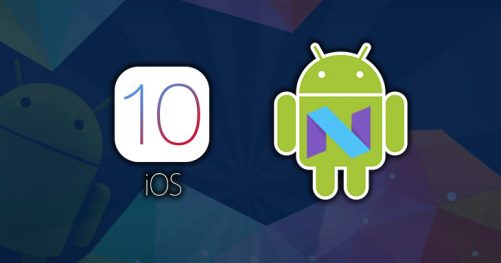 Comparatifs entre iOS 10 et Android Nougat