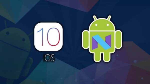ios-10 comparatif android-n