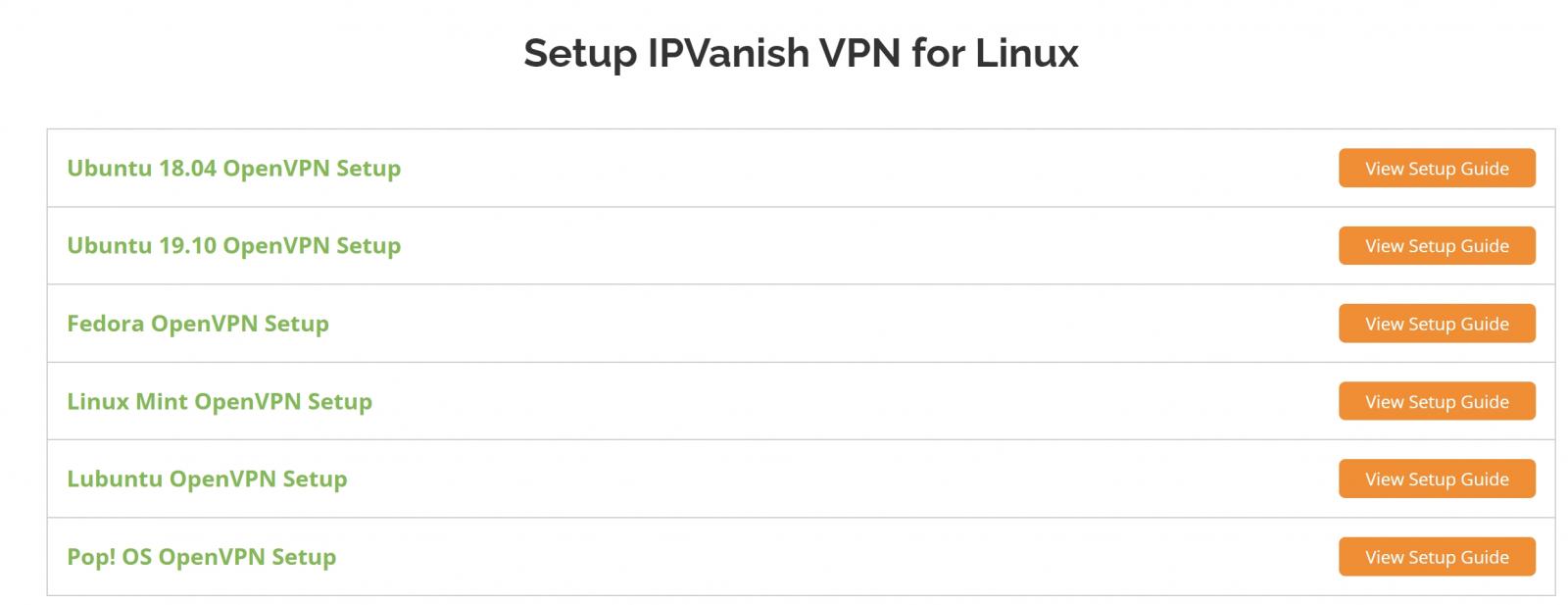 ipvanish linux