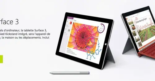 Tablette Microsoft Surface 3