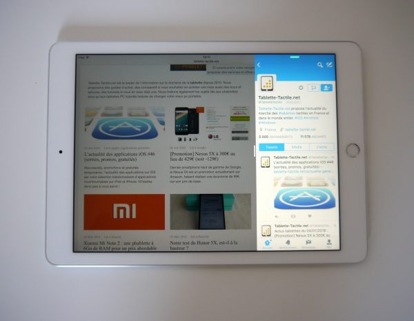 Overview depuis iPad pro 9