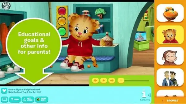 L'application PBS Kids Video