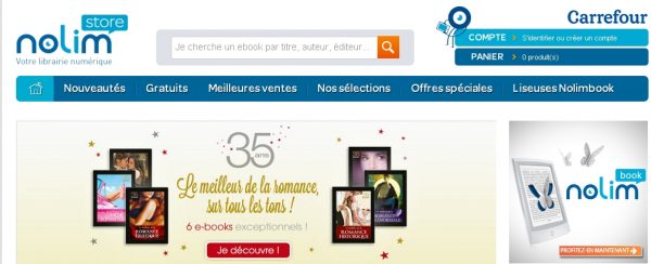 « Nolim » : Deux liseuses numériques et 100'000 livres disponibles dans les librairies Carrefour