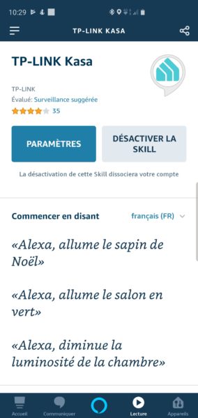 Skill domotique Amazon Alexa