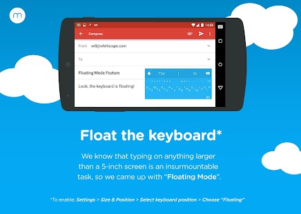 Minuum Keyboard Free + Emoji Capture d'écran
