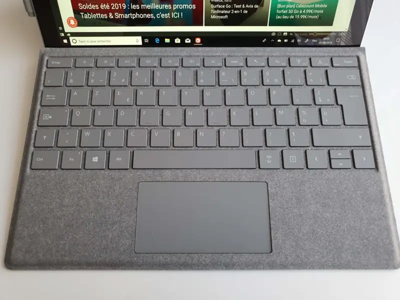 Clavier Type Cover Surface Pro 6
