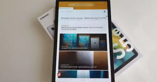 Présentation technique tablette Samsung