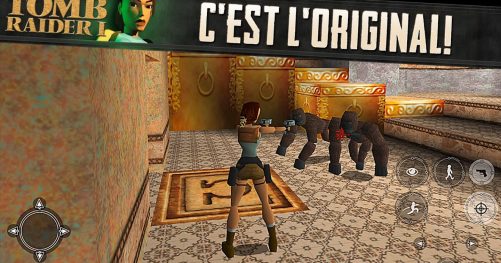 Tomb Raider 1 pour Android, fidèle à l'original