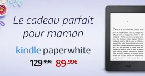 40€ réduction Kindle Paperwhite