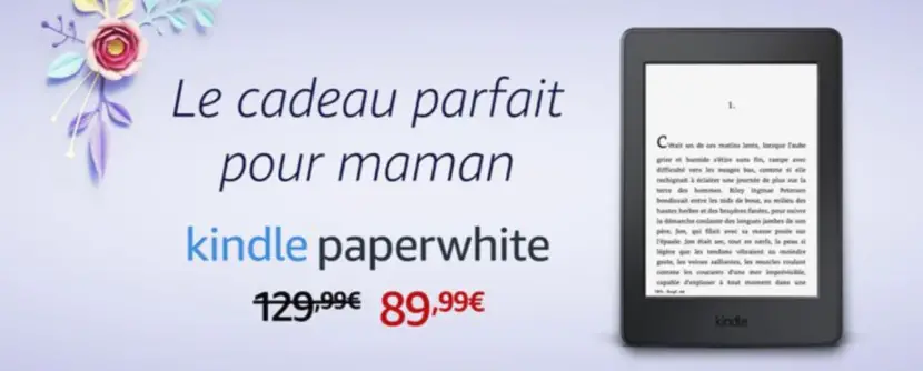 40€ réduction Kindle Paperwhite