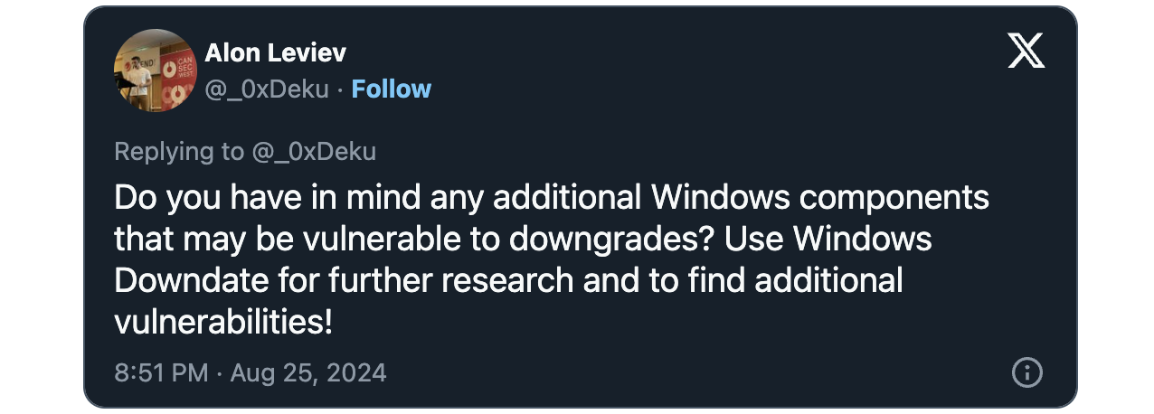 Leviev-Windows-Downdate-tweet