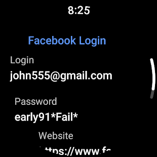 Password Manager SafeInCloud 2 Capture d'écran