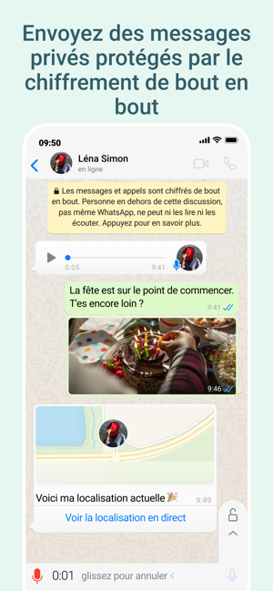 ‎WhatsApp Messenger Capture d'écran