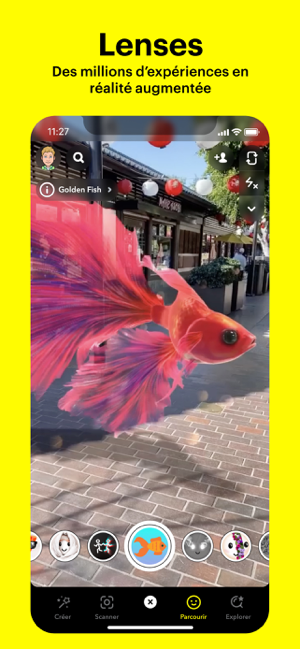 ‎Snapchat Capture d'écran