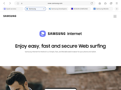 Samsung Internet Browser Capture d'écran